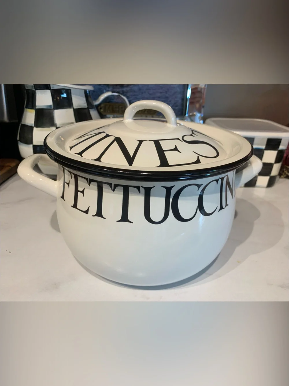 NEW Emma Bridgewater Black Toast Enamel Casserole Cooking Pot